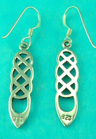 buy jewelry online manufactured sterling silver celtic jewelry earring  