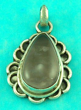 fashion costume jewelry 925 sterling silver online wholesale features brown gemstone pendant in rounded oval shape 