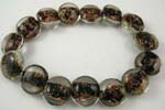wholesale inexpensive jewelry online store presents man-made semi-transparent charm bracelet 