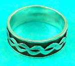 silver spring jewelry shop wholesaler release precisely carved wave designed ring, perfect gift choice 