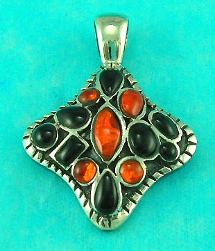 wholesale K jewelry online store delivers multi assorted gemstone pendant 