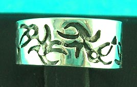 wholesale fine jewelry store delivers brings native symbol styled silver ring    