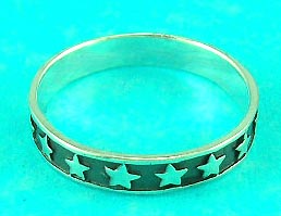 queen's jewelry online mall manufactured star symbol ring which symbolize energy, great for gift 