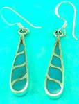 a jewelry wholesale company features sterling silver oval rounded shpaed turquoise earring 