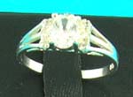 precious jewelry setting delivers man-made diamond, great for anniversary gifts! 