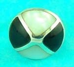 online gem jewelry club supplies round moonstone and onyx ring, great for gifts 