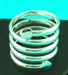 international jewelry gold making store supplies fashion snake styled twirl ring 